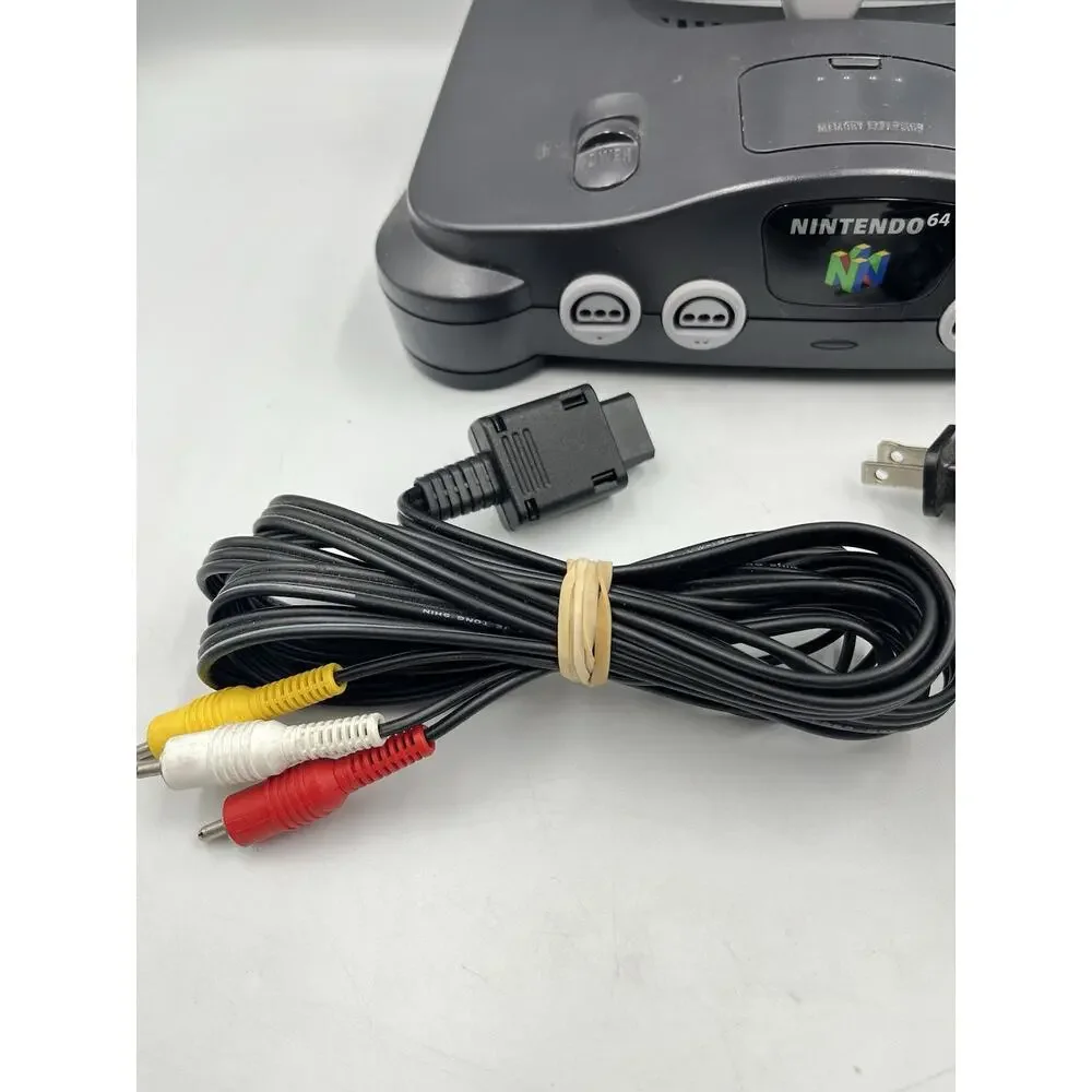 Nintendo 64 Console System Bundle w/ Controller & Cables N64 (NUS-001) *TESTED